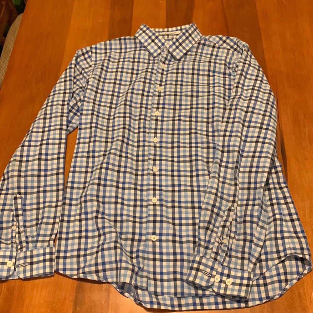 Express Slim Fit Dress Button Shirt